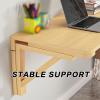Laundry Room Wall Mounted Folding Table, Wall Table Fold Down Drop Leaf Table Heavy Duty Fold Fown Dining Table Computer Desk For Dining Study Kitchen Dinner Laundry, White ( Size : 60*40cm/23.6*15.7i view 4