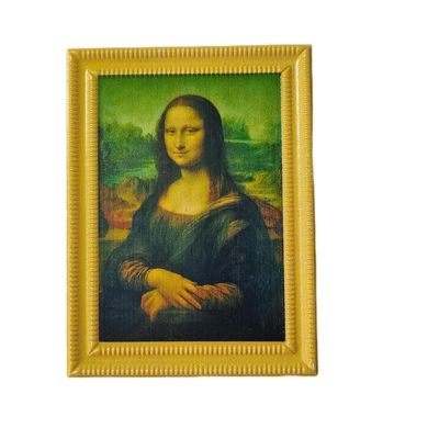 Mona Lisa Louvre Museum Paris France Fridge Magnet Travel Souvenir Refrigerator Decoration Resin Craft