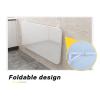 Wood Wall Mounted Table, Laundry Folding Table Wall Mounted Fold Down Floating Desk For Small Spaces Drop Leaf Foldable Wall Desk For Kitchen Dining Room Home Bar Workbench, Stable Sturdy ( Size : 50* view 2