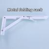 Wood Wall Mounted Table, Laundry Folding Table Wall Mounted Fold Down Floating Desk For Small Spaces Drop Leaf Foldable Wall Desk For Kitchen Dining Room Home Bar Workbench, Stable Sturdy ( Size : 50* view 4