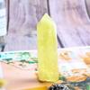 FVJKNWTY 65mm-75mm Natural Citrine Crystal Tower Quartz Points for Decoration 1pc Beautiful Crystal view 1