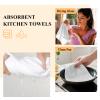 Kewadony Turquoise Coastal Kitchen Towels 4 Pack Dish Towels for Kitchen, Nautical Summer Beach Coral Sea Turtle Absorbent Microfiber Hand Towels for Bathroom, Soft Tea Towels Bar Towels, 18 x 28 Inch view 4