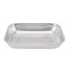 Rectangular Stainless Steel Vegetable Filter Basket, Metal Mesh Fruit Colander Strainer Kitchen Food Washing Basket Drain Bowls (L) view 1
