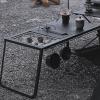 Dish Drying Rack,Dish Drainer for Kitchen Counter,Draining Mesh Tray for Table Stainless Steel Dish Drying Rack Sink Drainage Basket for Home Outdoor Camping view 3