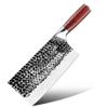MAYiT Meat Cleaver Knife, 8inch High carbon stainless steel knife hand forged butcher slaughter knife Kitchen Knife Ultra Sharp Home Cleaver view 1