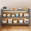 CHBMZ Metal Table Prep Table, Kitchen Island with Storage, with Flip Door, Kitchen Work Table, for Restaurant, Business, Warehouse, Home, Kitchen, Garage (Size : 85x44x80cm/33x17x31in) view 1