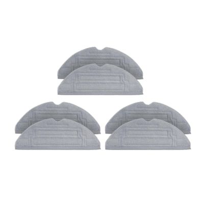 Compatible for RoborockS8 S8 PLUS S8+ S8 Pro Ultra G20 Double Vibration Mop Pad Vacuum Cleaner Robot Mop Rags Parts Mop Cloths AccessoriesRobo (Color : 6pcs)