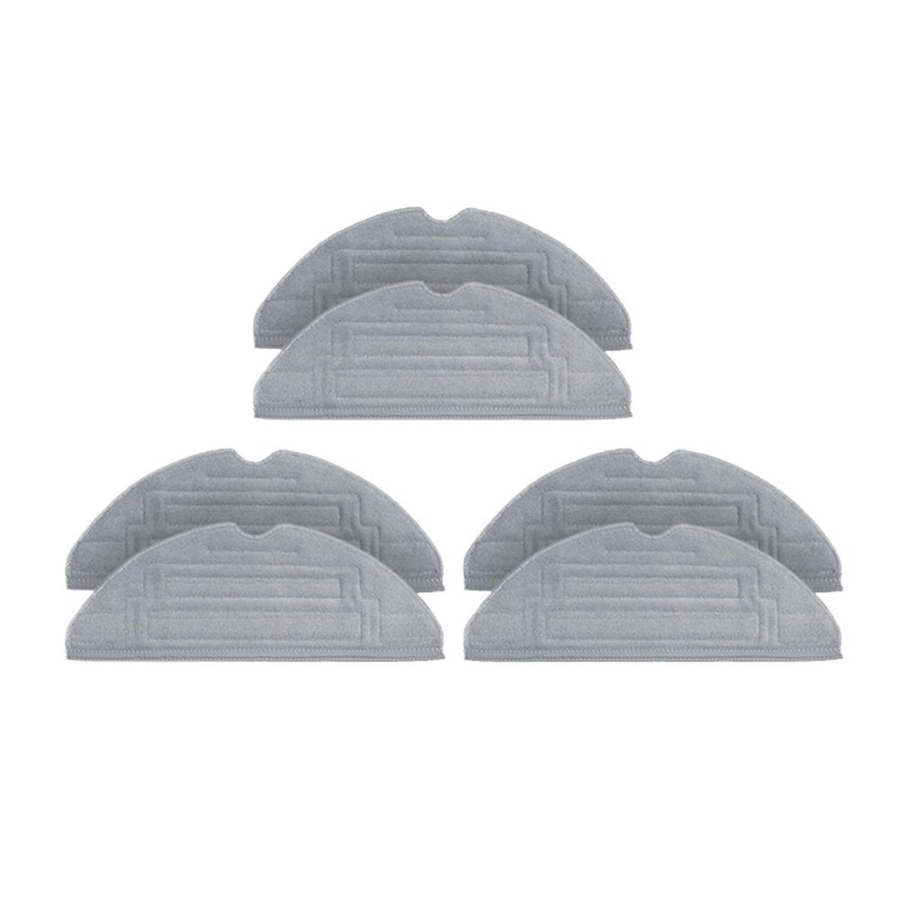 Compatible for RoborockS8 S8 PLUS S8+ S8 Pro Ultra G20 Double Vibration Mop Pad Vacuum Cleaner Robot Mop Rags Parts Mop Cloths AccessoriesRobo (Color : 6pcs)