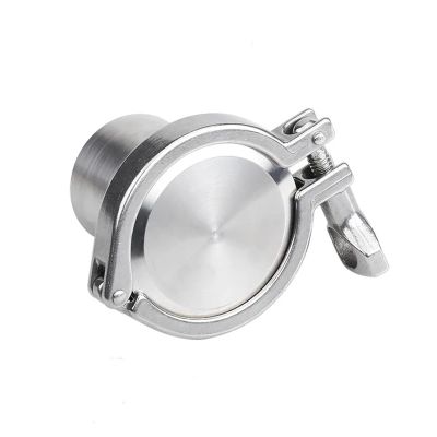 XBBZBL Sanitary clamp Union 19-108Mm Lengthening Pipe O/D Sanitary Weld Ferrule +End Cap + Tri Clamp + Silicon Gasket 304 Stainless Steel for Homebrew Home Brewing (Size : 63mmOD77.5mm)