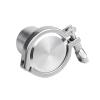 XBBZBL Sanitary clamp Union 19-108Mm Lengthening Pipe O/D Sanitary Weld Ferrule +End Cap + Tri Clamp + Silicon Gasket 304 Stainless Steel for Homebrew Home Brewing (Size : 63mmOD77.5mm) view 1