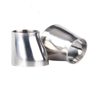 XBBZBL Sanitary clamp 1Pcs Sizes Reduce O.D 19Mm-89Mm 304 Stainless Steel Sanitary Weld Eccentric Reducer Pipe for Homewbrew Home Brewing (Size : 32mm to 25mm)