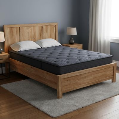 AC Pacific Pure 12 Inch Soft-Medium Firm Mattress with Pocket Coils, 560 Individually Wrapped Coils for Targeted Body Support, Minimized Motion Transfer, Mattress in a Box, Full