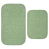 Garland Rug Gramercy Washable Bath Rug  Soft, Plush, Absorbent, Quick-Dry, Durable, 2 Piece Rug Set (17"x24" and 20"x34"), Deep Fern view 1