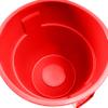 55 Gallon Trash Can With Lid And Dolly Round Ingredient Storage Containers Recycling Bin Kitchen Garbage Can Office Garbage Can Trash Barrel Plastic Barrel Yard Waste Bin Outdoor Trashcan (4, Red) view 4