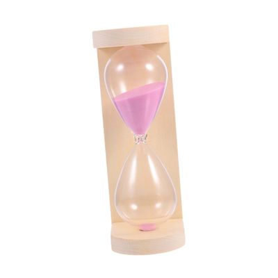 RORPOIR Wood and Glass Sauna Hourglass Timer Heat Resistant Decorative and Classic Shape Slow