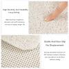 Bathtub mat non slip, curved shower mat,Corner Shower Mat, Curved Bath Mats for Shower, Non-Slip Shower Mats for Inside Shower, Loofah Quadrant Bath Mats with Drain, Washable Sector Bath Mat for Bathr view 2