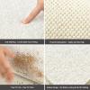 Bathtub mat non slip, curved shower mat,Corner Shower Mat, Curved Bath Mats for Shower, Non-Slip Shower Mats for Inside Shower, Loofah Quadrant Bath Mats with Drain, Washable Sector Bath Mat for Bathr view 3