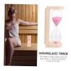 Hoement Classic Hourglass Decor Sauna Hourglass Heat Resistant Sand Timer for Relaxation view 4