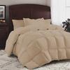 AHJ Beddings Hotel Luxury 1200 Thread Count Olympic-Queen Size 7 Piece Bed in a Bag (15 inch Deep Pocket Sheet Set & 300GSM Comforter) 100% Egyptian Cotton - Beige Solid view 1