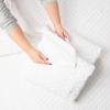 White Cotton Bath Towels Set of 4  30x56 Inches, Ultra Soft & Highly Absorbent, Quick-Drying Large Towels for Bathroom, Gym & Daily Use | Machine Washable | by Casual Living (Cane Collection) view 3