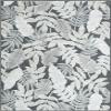 Unique Loom Outdoor Botanical Collection Area Rug - Leaves (4' 5" x 6' 1" Rectangle Black/Ivory) view 2