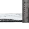 Unique Loom Outdoor Botanical Collection Area Rug - Leaves (4' 5" x 6' 1" Rectangle Black/Ivory) view 3