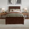 AFI, Nantucket Twin XL Platform Bed with Matching Footboard and Storage Drawers, Walnut view 3