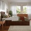 AFI, Nantucket Twin XL Platform Bed with Matching Footboard and Storage Drawers, Walnut view 4