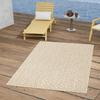 Unique Loom Outdoor Safari Collection Area Rug - Cheetah (4' 1" x 6' 1" Rectangle Khaki/Black) view 1