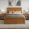 AFI, Nantucket Full Platform Bed with Matching Footboard and Twin Trundle, Light Toffee view 3