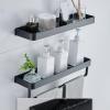 Bathroom Storage Shelf, Floating Shelves Punch for Home (Without Hook) view 2