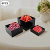 YIYIBYUS 6 Piece Display Stands,Display Nesting Riser Stands, Display Stands with Hollow Bottoms (Black) view 3