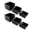 YIYIBYUS 6 Piece Display Stands,Display Nesting Riser Stands, Display Stands with Hollow Bottoms (Black) view 4