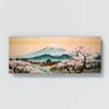 Sense Canvas Japanese Mt Fuji Cherry Blossoms 2 Canvas Art - Home Decor Wall Art Print Poster Painting Large 40x16 / 1.5" view 4