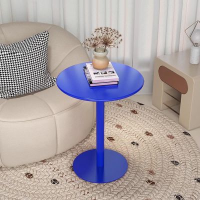 Antourlamm Round Pub Table Height Round Bar Table Bistro Table Small Accent Table Snack Table Tea Table Nightstand Sofa Table Coffee Table with Sturdy Metal Frame and Base (Size : 40x72cm)