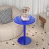 Antourlamm Round Pub Table Height Round Bar Table Bistro Table Small Accent Table Snack Table Tea Table Nightstand Sofa Table Coffee Table with Sturdy Metal Frame and Base (Size : 40x72cm) view 1