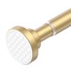 AIZESI Gold Shower Curtain Rod, Adjustable 42-74 Inch Shower Rod, 1" Diameter Tension Shower Curtain Rod No Drilling, Anti-Slip, Anti-Rust view 1