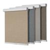 HOTSOON Blackout Roller Shades for Windows, Cordless Linen Fabric Roller Blinds, Thermal Insulated Privacy Blinds for Home Office, Blackout-Beige, 41" W x 64" H view 1