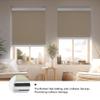 HOTSOON Blackout Roller Shades for Windows, Cordless Linen Fabric Roller Blinds, Thermal Insulated Privacy Blinds for Home Office, Blackout-Beige, 41" W x 64" H view 2