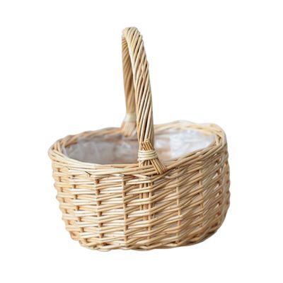 CHILDWEET Baskets for Storage Basket Handle Weaving Craft Outdoor Picnic Basket for Boys and Girls and Decorative