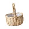 CHILDWEET Baskets for Storage Basket Handle Weaving Craft Outdoor Picnic Basket for Boys and Girls and Decorative view 1