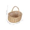 CHILDWEET Baskets for Storage Basket Handle Weaving Craft Outdoor Picnic Basket for Boys and Girls and Decorative view 2