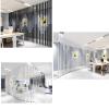 7 Piece Room Screens Partition Column, 0.6 0.7 0.8 0.9 1 1.1 1.2 1.3 1.4 1.5 1.6 1.7 1.8 1.9 2 2.1 2.2 2.3 M Tall Iron Room Divider Post, for Indoor Entryway Office Room Separation ( Color : 7pcs Blac view 2