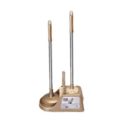 DRMEE Toilet Cleaner Brush Toilet Brush and Holder Set, Toilet Plunger and Bowl Brush Combo, Creative Toilet Brush Set for Bathroom Brush for Bathroom