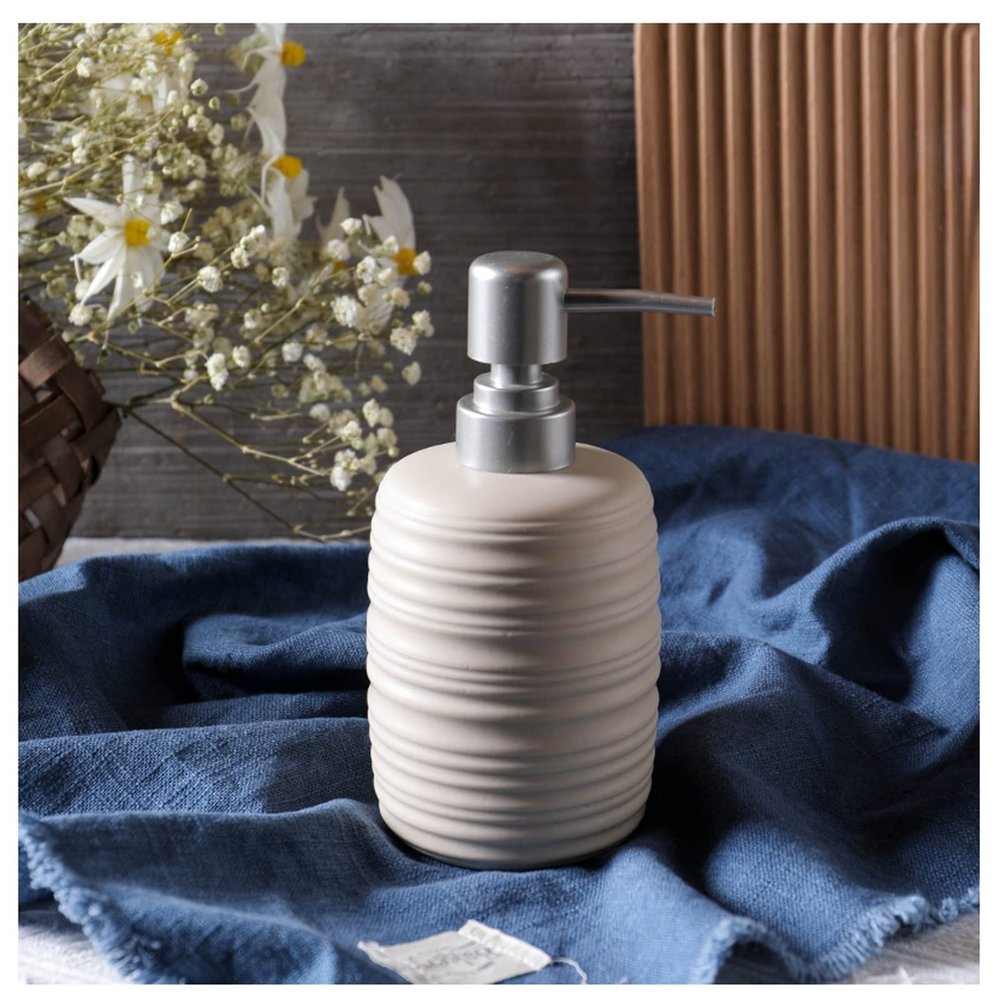 CHICKEN Handsoaps Dispenser Ceramic Soap Dispenser Kitchen Restaurant Soap Dispenser Stainless Steel Pump Head Refillable Soap Dispenser Kitchen Soap Dispenser (Color : C)