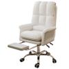 Ergonomic Office Chair, Home Office Desk Chair, High-Back Computer Chair with Lumbar Support and Retractable Footrest, 90-145 Reclining Chair, Rolling Swivel PU Leather Chair view 1