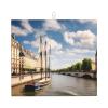 WapNo Seine Sailing Dish Drying Mat for Kitchen Countertop, Absorbent Kitchen Countertop Protective Dish Mat, 16x18 Inch, Black view 1
