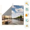 WapNo Seine Sailing Dish Drying Mat for Kitchen Countertop, Absorbent Kitchen Countertop Protective Dish Mat, 16x18 Inch, Black view 2
