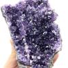 FVJKNWTY 1pc Natural Crystal Geode Amethyst Cluster Free Form for Stones Room Decoration view 3