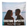 Asudfgh Custom Wall Tapestry with Name and Signs, Personalized Funny Backdrop for Wedding, Birthday, Valentines Day Gift, Create Your Own, H 60"x60" view 1